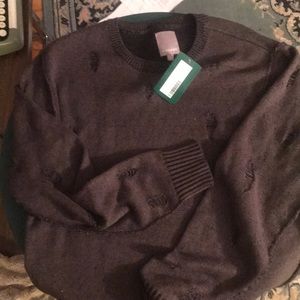 A Frame Salamander distresses sweater